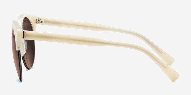 Verona Ivory AcetateSunglass Frames from EyeBuyDirect, Side View