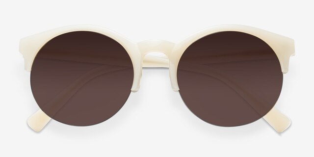 Verona Ivory AcetateSunglass Frames from EyeBuyDirect, Closed View