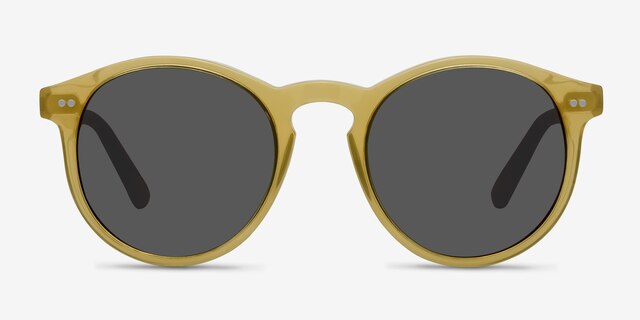 Decadent Yellow AcetateSunglass Frames from EyeBuyDirect, Front View