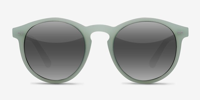 Decadent Light Green AcetateSunglass Frames from EyeBuyDirect, Front View