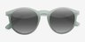 Decadent Light Green AcetateSunglass Frames from EyeBuyDirect, Closed View