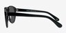 Catalonia Black AcetateSunglass Frames from EyeBuyDirect, Side View