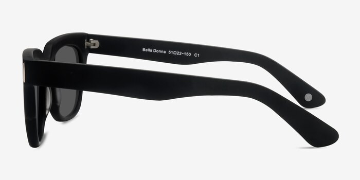 Bella Donna  Matte Black  Acetate Sunglass Frames from EyeBuyDirect