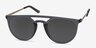 Benicia Gray MetalSunglass Frames from EyeBuyDirect, Angle View