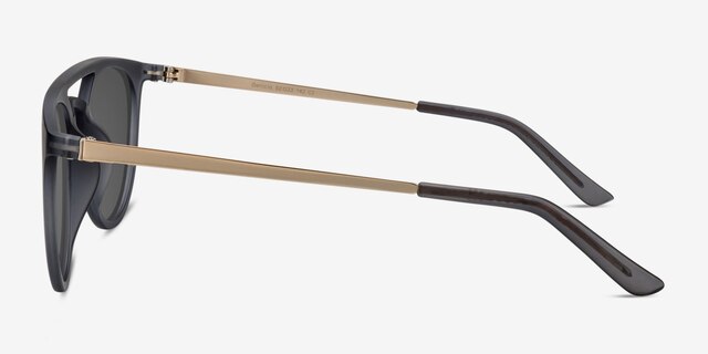 Benicia Gray MetalSunglass Frames from EyeBuyDirect, Side View