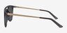 Benicia Gray MetalSunglass Frames from EyeBuyDirect, Side View