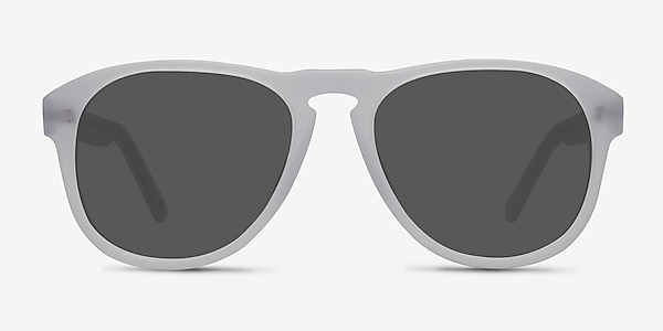 Phased Matte Clear Acetate Sunglass Frames