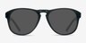Phased Matte Black AcetateSunglass Frames from EyeBuyDirect, Front View
