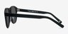 Phased Matte Black AcetateSunglass Frames from EyeBuyDirect, Side View