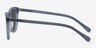 Audio Matte Navy AcetateSunglass Frames from EyeBuyDirect, Side View