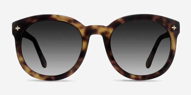 Paige Tortoise AcetateSunglass Frames from EyeBuyDirect, Front View