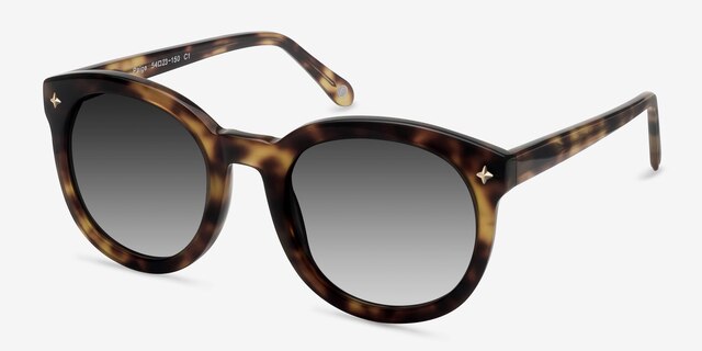Paige Tortoise AcetateSunglass Frames from EyeBuyDirect, Angle View