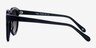 Paige Black AcetateSunglass Frames from EyeBuyDirect, Side View