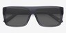 Fresh Matte Gray AcetateSunglass Frames from EyeBuyDirect, Closed View