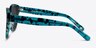 Rome Blue Floral AcetateSunglass Frames from EyeBuyDirect, Side View