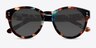 Rome Brown Floral AcetateSunglass Frames from EyeBuyDirect, Closed View