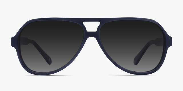 Americana Navy AcetateSunglass Frames from EyeBuyDirect, Front View