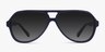 Americana Navy AcetateSunglass Frames from EyeBuyDirect, Front View
