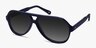 Americana Navy AcetateSunglass Frames from EyeBuyDirect, Angle View