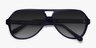 Americana Navy AcetateSunglass Frames from EyeBuyDirect, Closed View