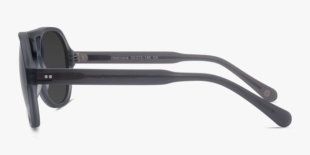 Americana Gray AcetateSunglass Frames from EyeBuyDirect, Side View