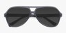 Americana Gray AcetateSunglass Frames from EyeBuyDirect, Closed View