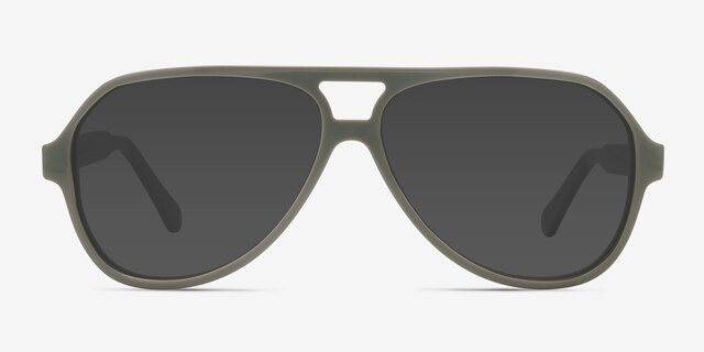 Americana Light Green AcetateSunglass Frames from EyeBuyDirect, Front View