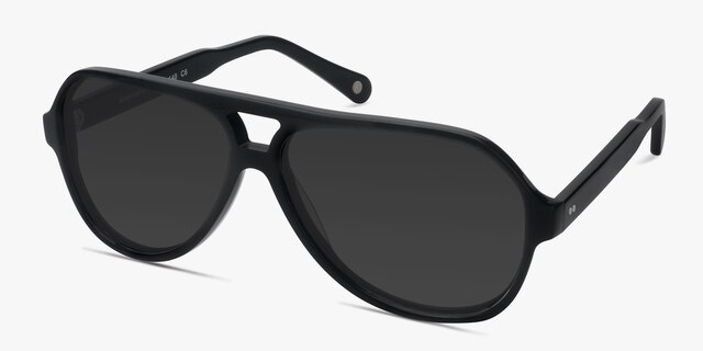 Americana Dark Green AcetateSunglass Frames from EyeBuyDirect, Angle View