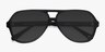Americana Dark Green AcetateSunglass Frames from EyeBuyDirect, Closed View