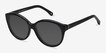 Stella Dark Gray AcetateSunglass Frames from EyeBuyDirect, Angle View
