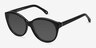 Stella Gris foncé AcétateSoleil de Lunette de vue d'EyeBuyDirect, Vue d'Angle