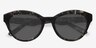 Velour Gray AcetateSunglass Frames from EyeBuyDirect, Closed View