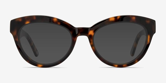 Velour Tortoise AcetateSunglass Frames from EyeBuyDirect, Front View