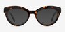 Velour Tortoise AcetateSunglass Frames from EyeBuyDirect, Front View