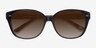 Lune Noire Dark Red AcétateSoleil de Lunette de vue d'EyeBuyDirect, Vue Rapprochée