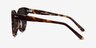 Lune Noire Tortoise AcétateSoleil de Lunette de vue d'EyeBuyDirect, Vue de Côté