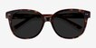Lune Noire Tortoise AcetateSunglass Frames from EyeBuyDirect, Closed View