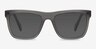 Virtual Matte Gray AcétateSoleil de Lunette de vue d'EyeBuyDirect, Vue de Face