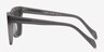Virtual Matte Gray AcétateSoleil de Lunette de vue d'EyeBuyDirect, Vue de Côté