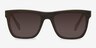 Virtual Brown AcetateSunglass Frames from EyeBuyDirect, Front View