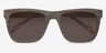 Virtual Brown AcetateSunglass Frames from EyeBuyDirect, Closed View