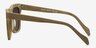 Virtual Yellow AcetateSunglass Frames from EyeBuyDirect, Side View