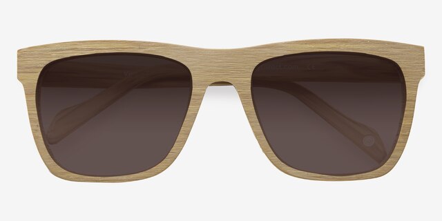 Virtual Yellow AcetateSunglass Frames from EyeBuyDirect, Closed View
