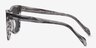 Virtual Gray Strip AcetateSunglass Frames from EyeBuyDirect, Side View