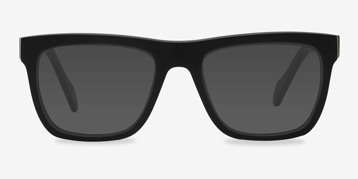 Virtual Matte Black Acetate Sunglass Frames from EyeBuyDirect