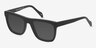 Virtual Matte Black AcétateSoleil de Lunette de vue d'EyeBuyDirect, Vue d'Angle