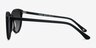 Calypso Black AcétateSoleil de Lunette de vue d'EyeBuyDirect, Vue de Côté