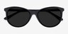 Calypso Black AcétateSoleil de Lunette de vue d'EyeBuyDirect, Vue Rapprochée