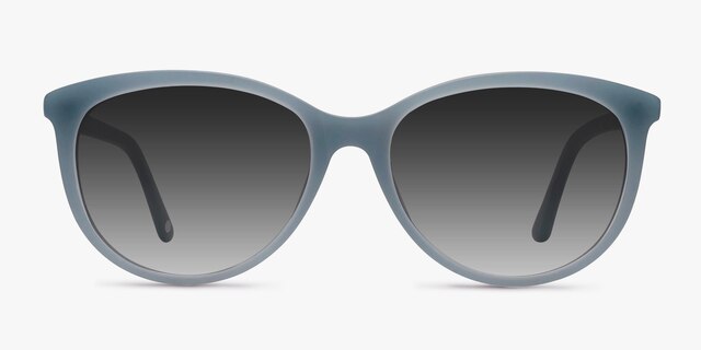 Calypso Blue AcetateSunglass Frames from EyeBuyDirect, Front View