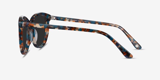 Calypso Floral AcetateSunglass Frames from EyeBuyDirect, Side View